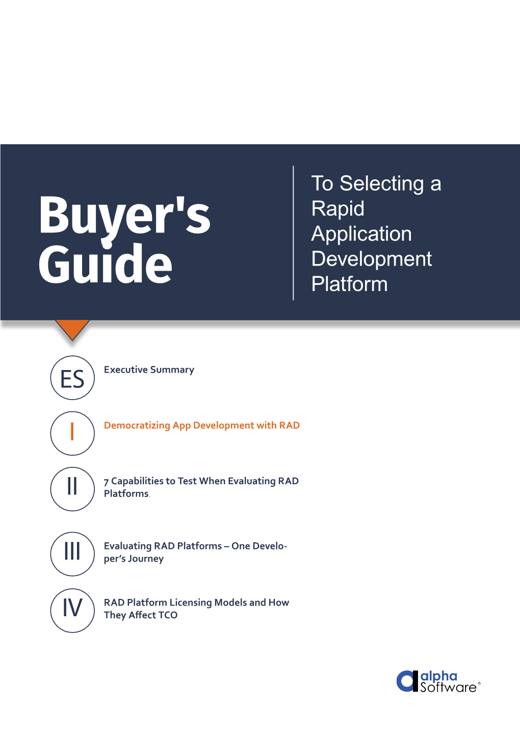 Rapid App Development Buyer's Guide