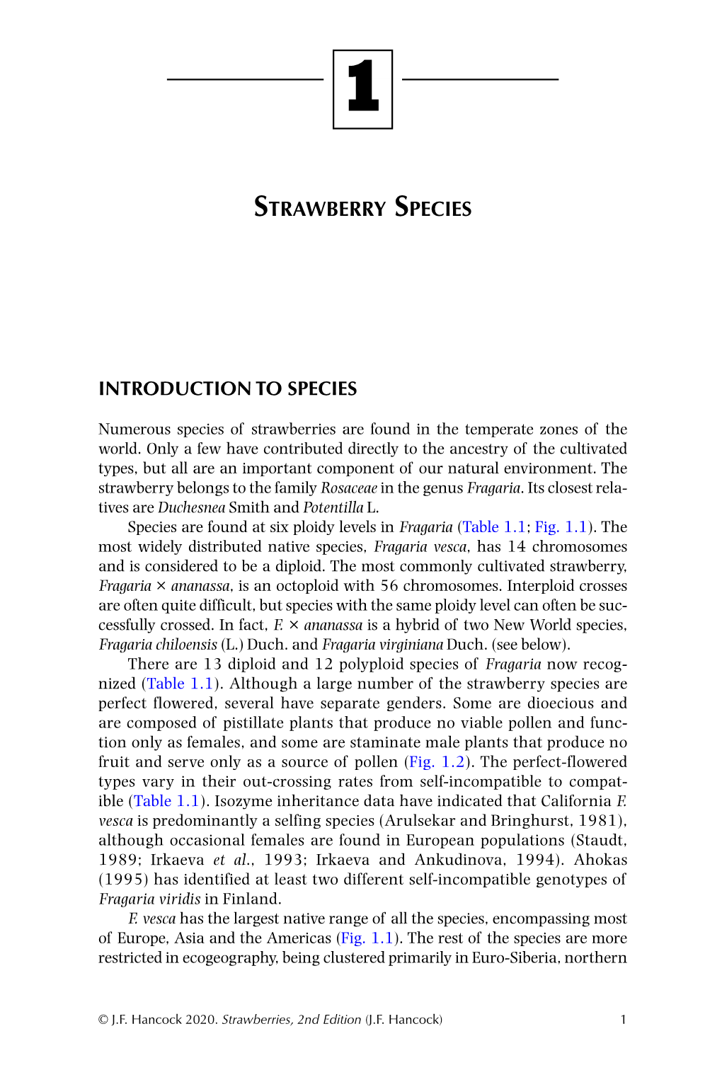 Introduction to Species Strawberry Species