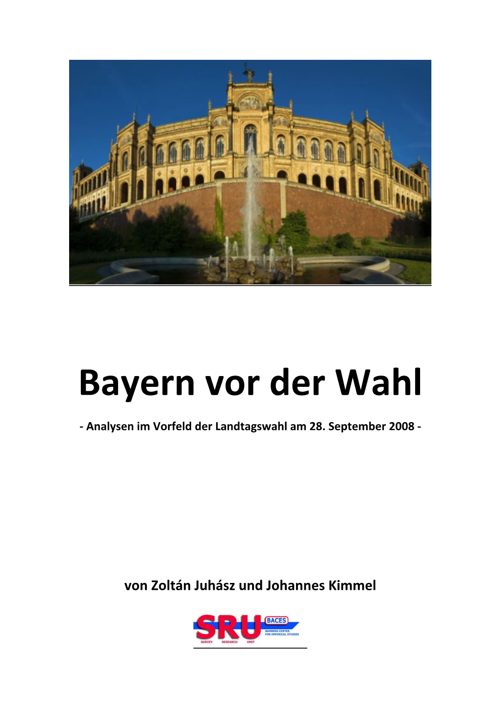 Bayern Vor Der Wahl