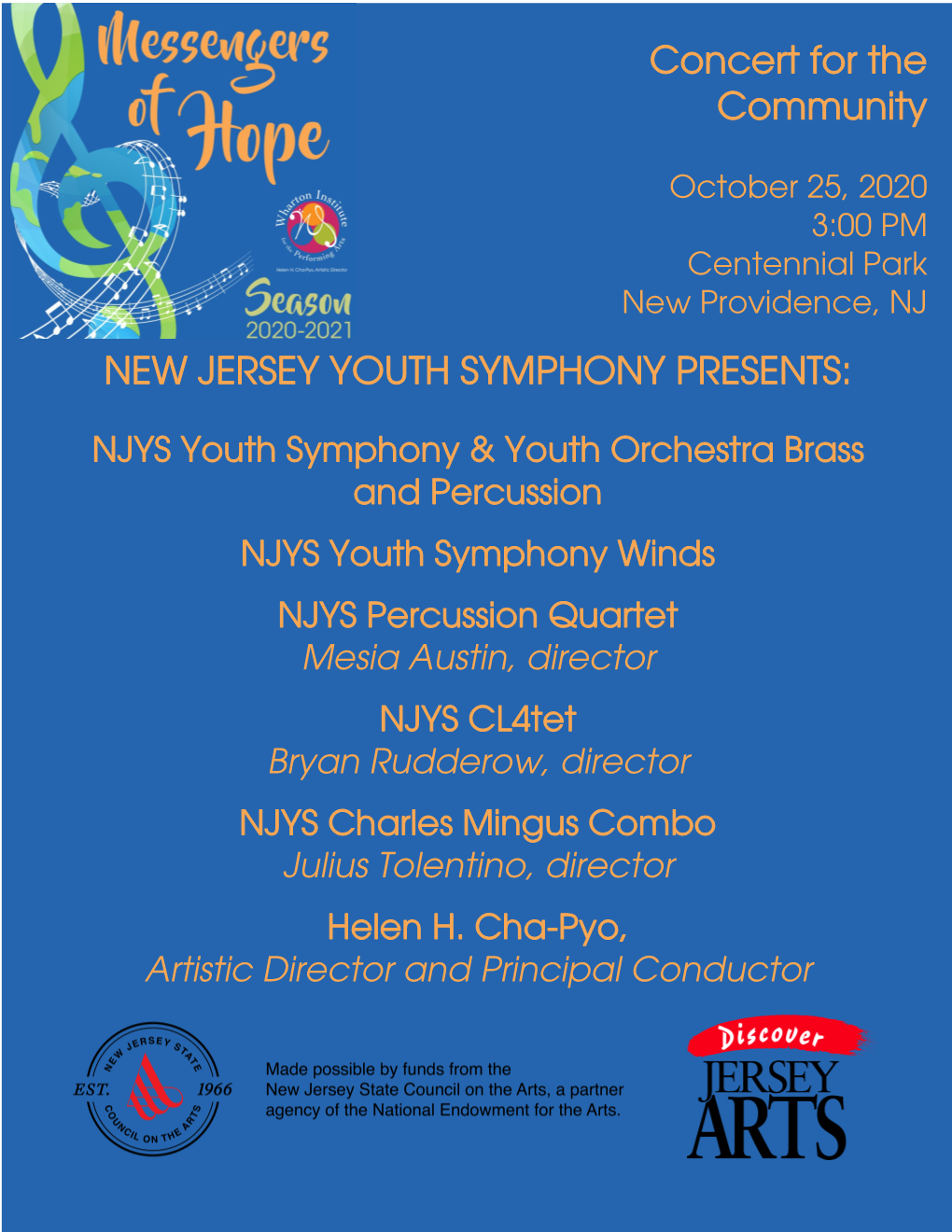 Concert for the Community NEW JERSEY YOUTH SYMPHONY PRESENTS