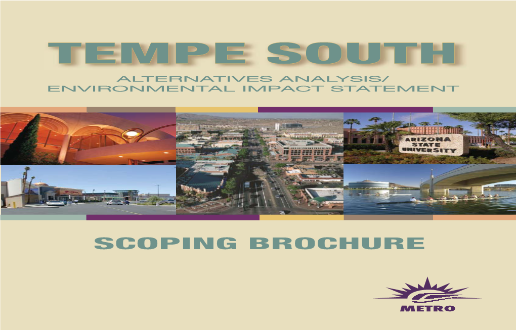 Tempe South Scoping Brochure English.Indd