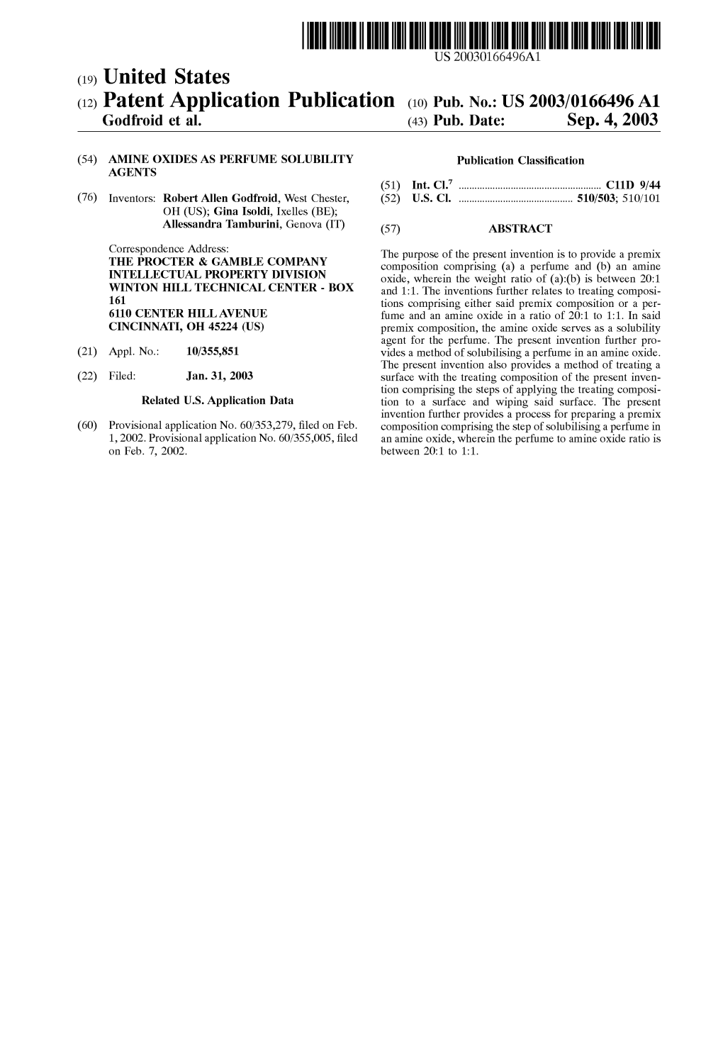 (19) United States (12) Patent Application Publication (10) Pub