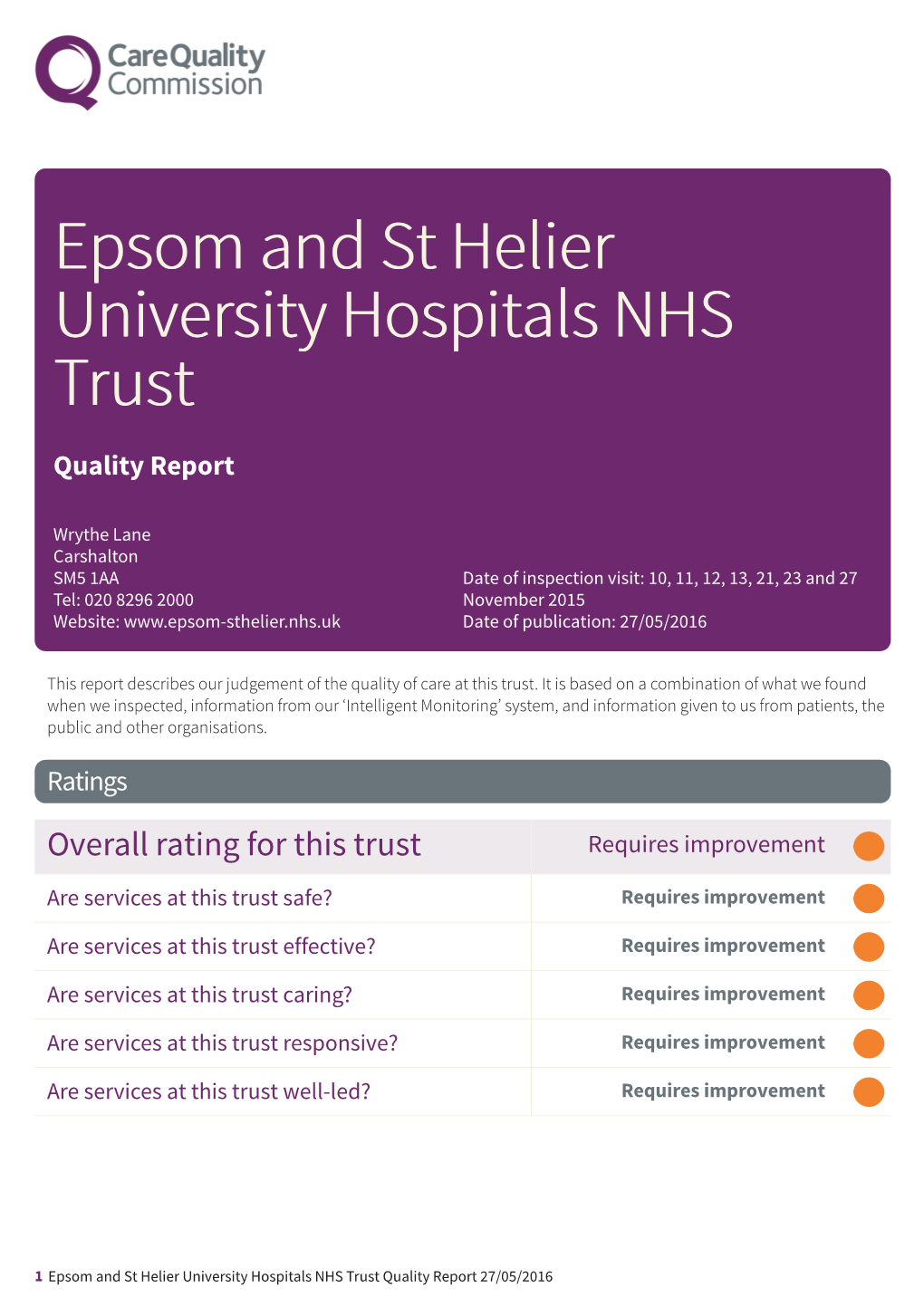 Epsom and St Helier University Hospitals NHS Trust
