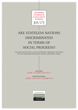 Are Stateless Nations Discriminated in Terms of Social Progress?