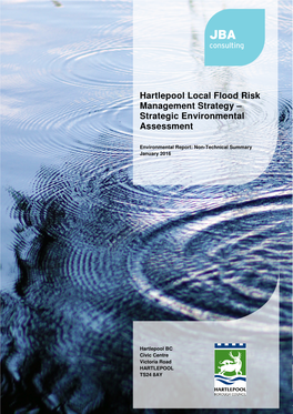 Hartlepool Local Flood Risk Management Strategy – Strategic Environmental Assessment