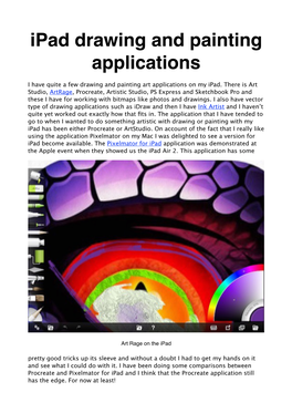 PDF – Art on the Ipad