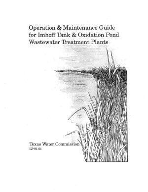 Operation & Maintenance Guide for Imhoff Tank and Oxidation Pond
