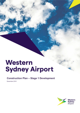 Construction Plan – Stage 1 Development December 2018