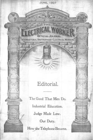 The Electrical Worker 1 2 the Electrical Worker