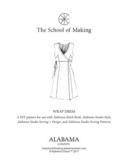 WRAP DRESS a DIY Pattern for Use with Alabama Stitch Book, Alabama Studio Style, Alabama Studio Sewing + Design, and Alabama Studio Sewing Patterns