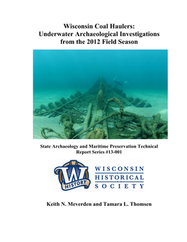 Underwater Archaeological Investigations from the 2012 Field Season