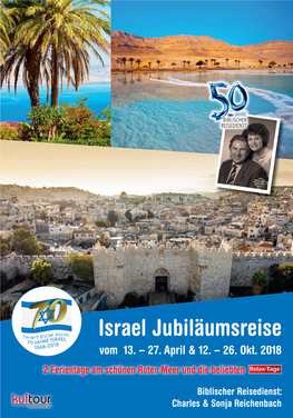 Israel Jubiläumsreise