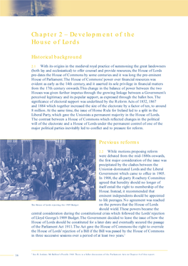 Chapter 2 – Development of the House of Lords