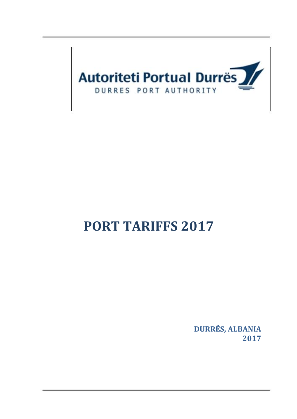 Durrës Port Fee 2015