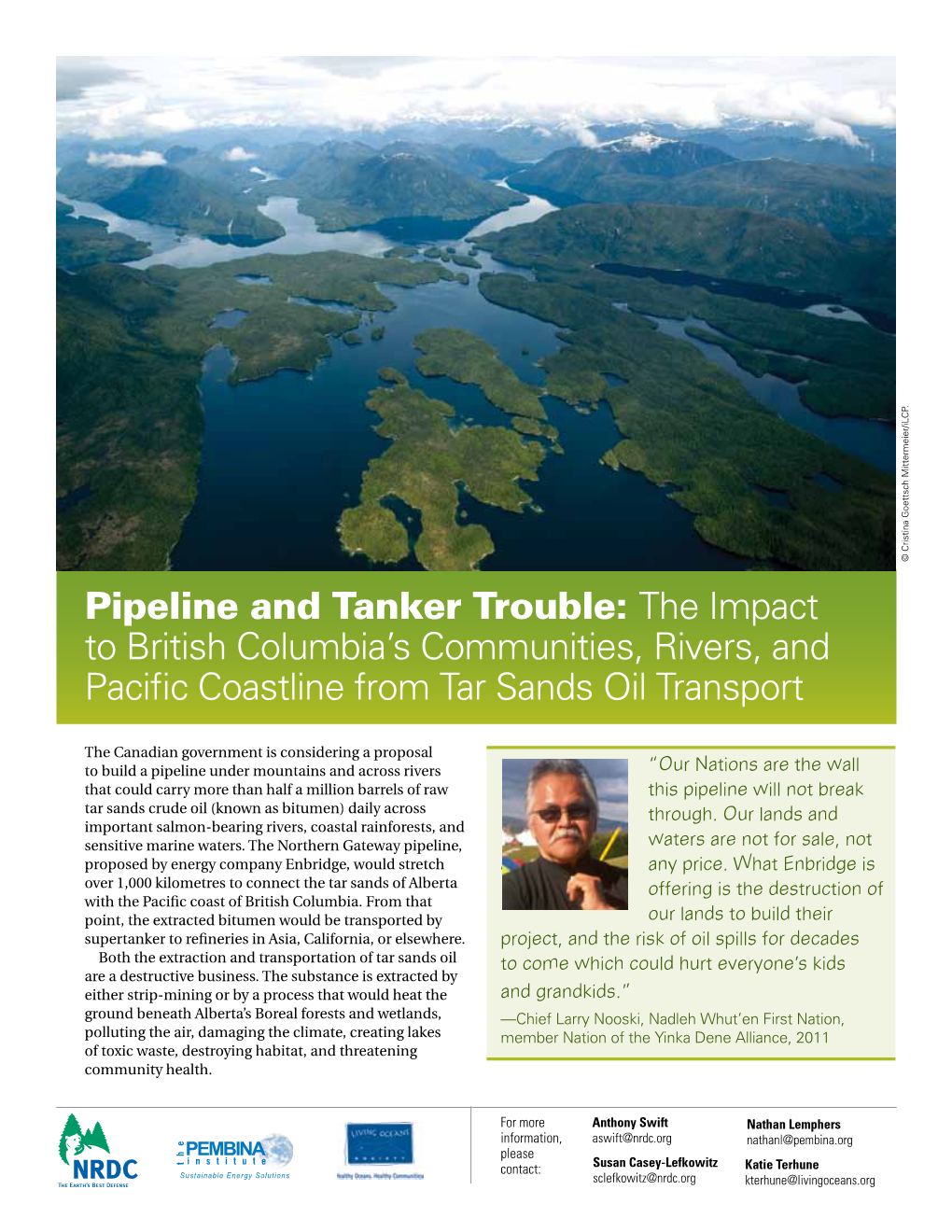 Pipeline and Tanker Trouble