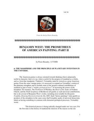 Benjamin West, the Prometheus Of