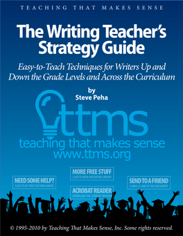 The Writing Teacher's Strategy Guide