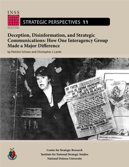 Strategic Perspectives No. 11