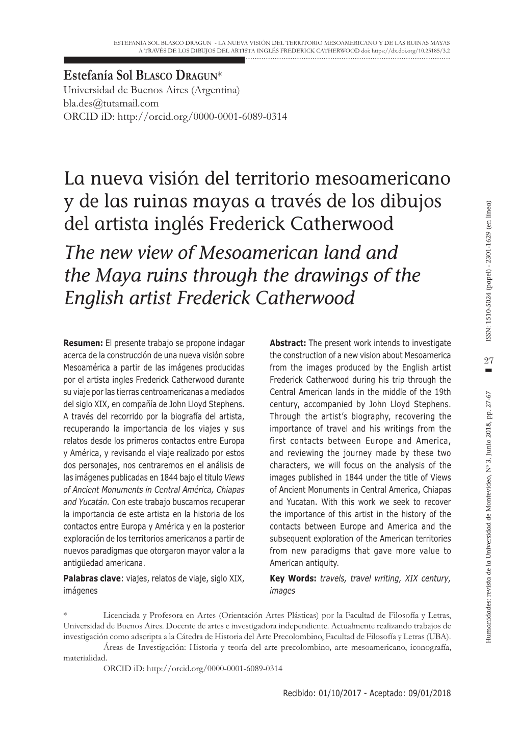 La Nueva Visión Del Territorio Mesoamericano Y De Las Ruinas