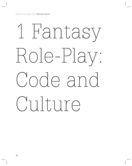 Fantasy Role-Playing Games