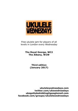 Wednesdays Songbook