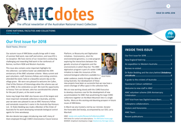 Anicdotes • ISSUE 12 APRIL 2018