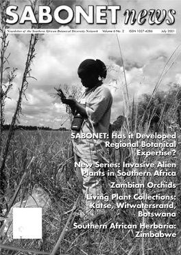 SABONET: Has It Developed Regional Botanical Expertise?