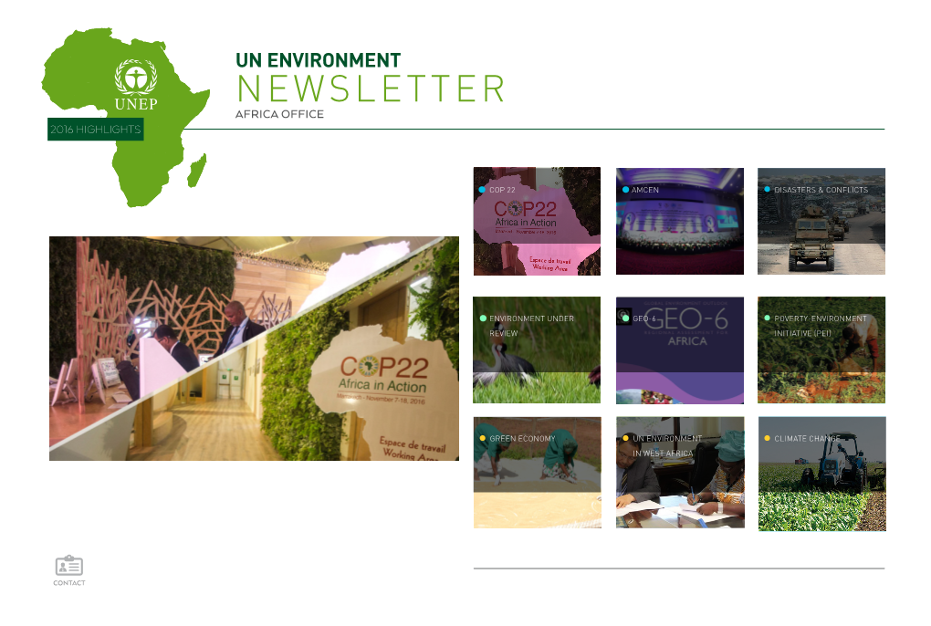 Newsletter Africa Office 2016 Highlights