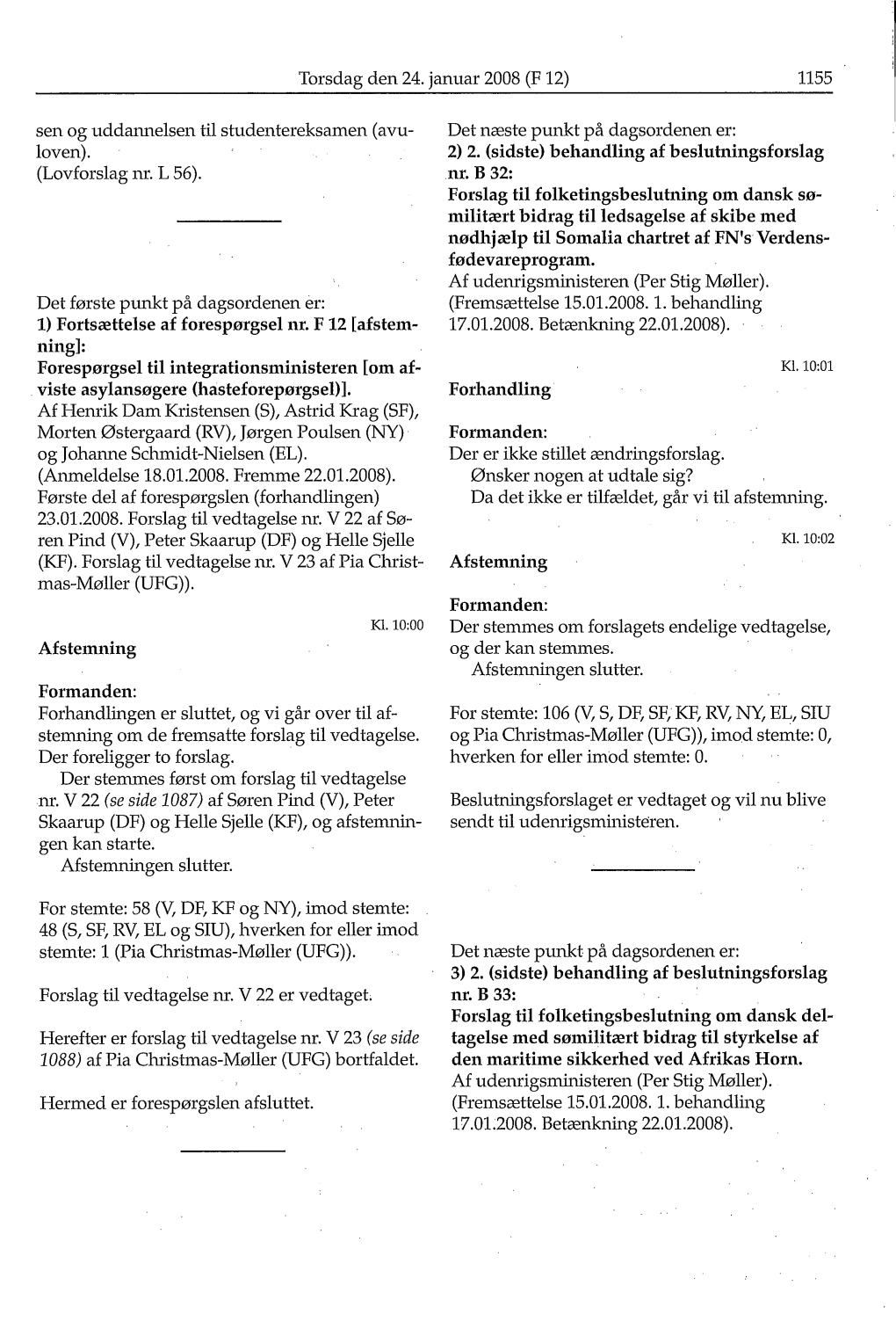 1155 Sen Og Uddannelsen Til Studentereksamen (Avu- Loven)