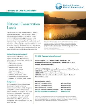 National Conservation Lands