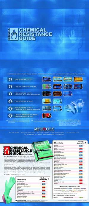 Microflex Gloves Chemical Compatibility Chart