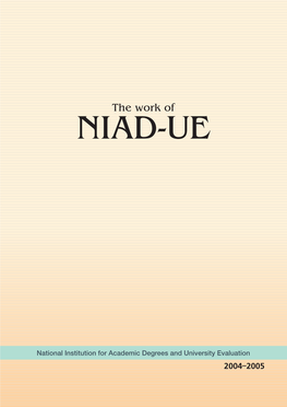 The Work of NIAD-UE