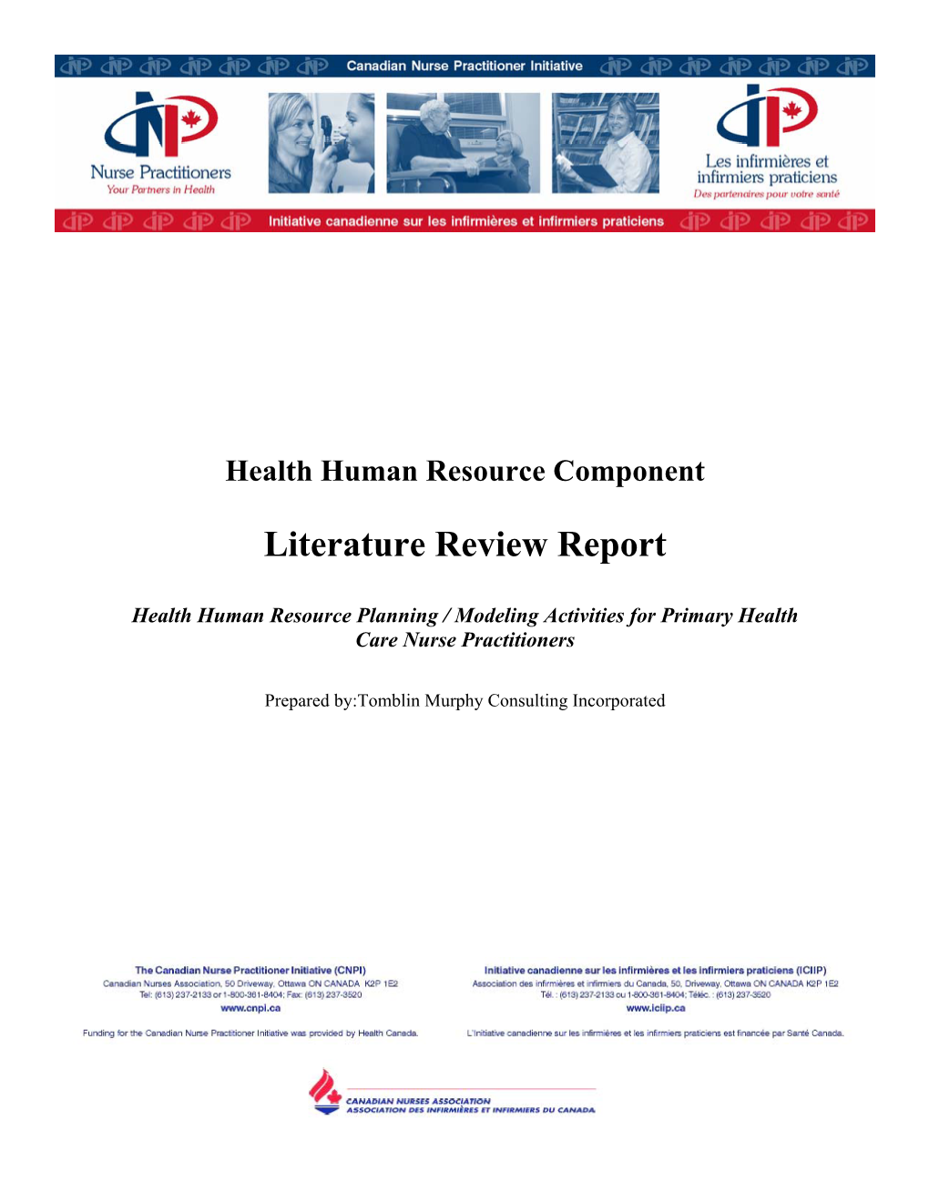 Health Human Resource Component