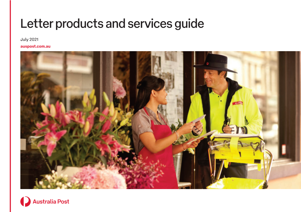 Letter Products and Services Guide (8833731)