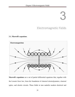 Chapter 3 Electromagnetic Fields