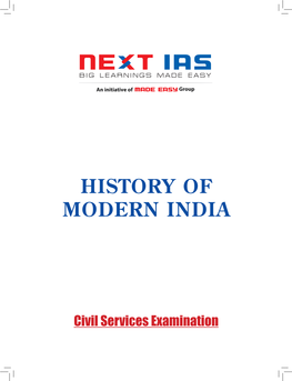 History of Modern India