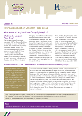 Information Sheet on Langham Place Group
