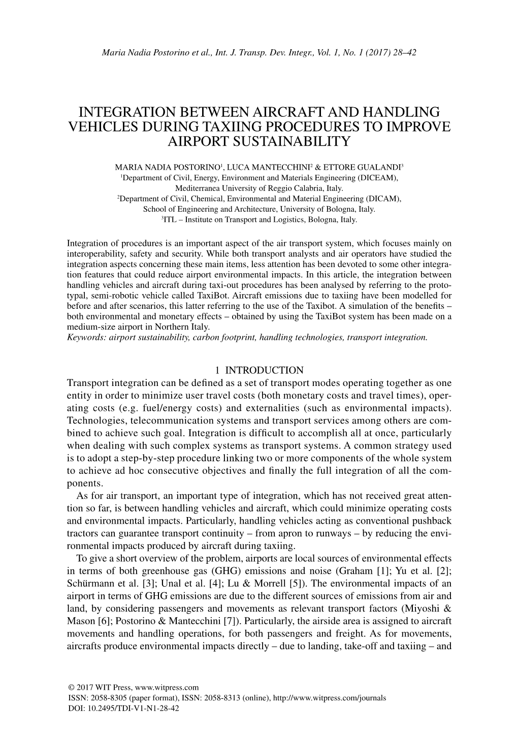 Integration Between Aircraft and Handling Vehicles During Taxiing Procedures to Improve Airport Sustainability