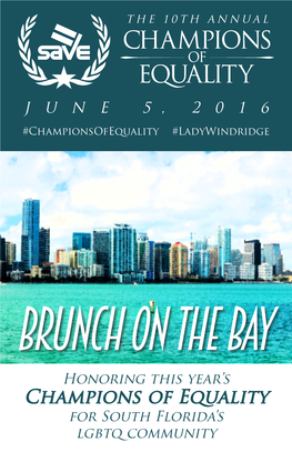 Champions of Equality for South Florida’S Lgbtq Community Board of Directors