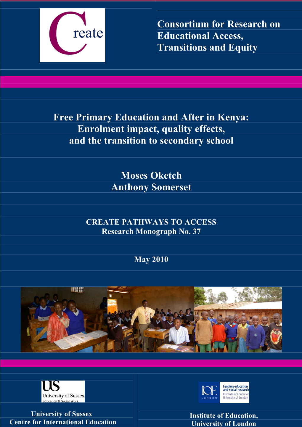 Free Primary Education and After in Kenya: Enrolment Impact, Quality Effects, and the Transition to Secondary School