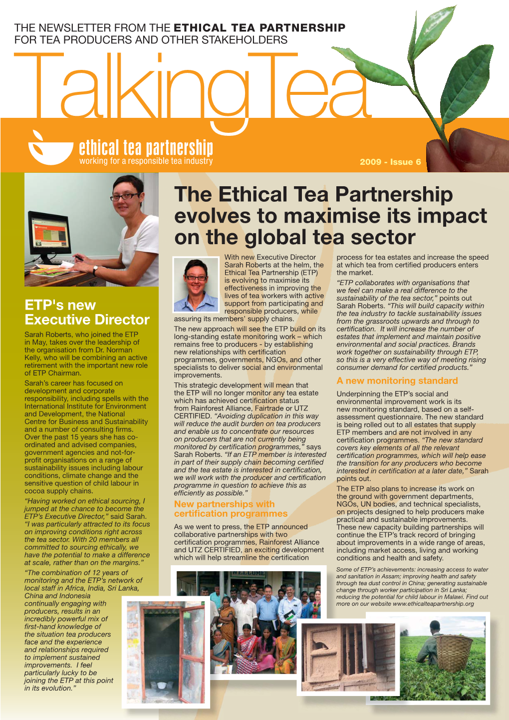 The Ethical Tea Partnership Evolves to Maximise Its Impact on the Global