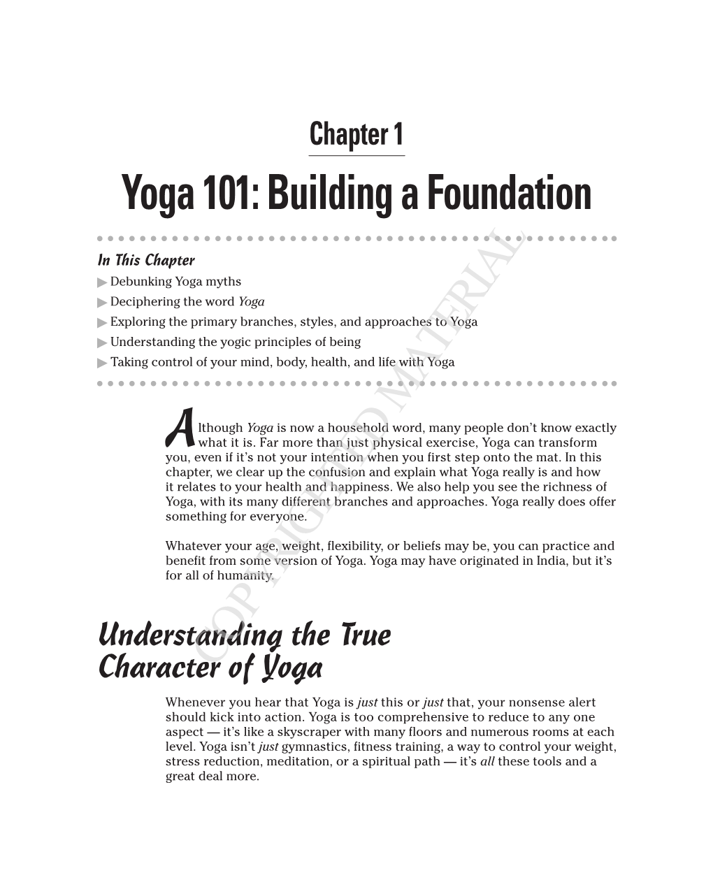 Yoga 101: Building a Foundation