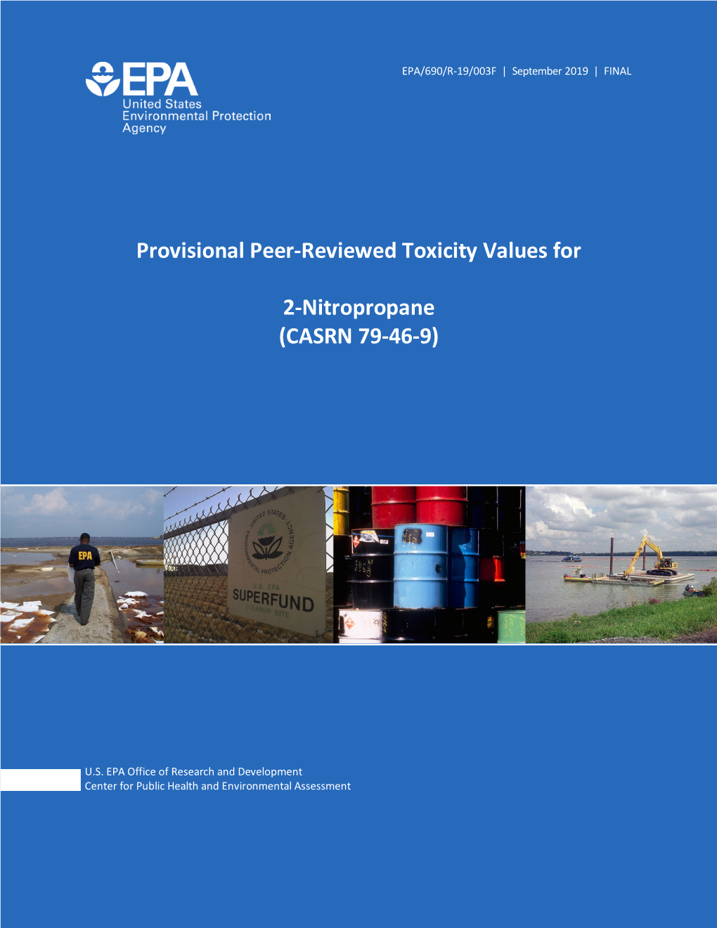 Provisional Peer Reviewed Toxicity Values for 2