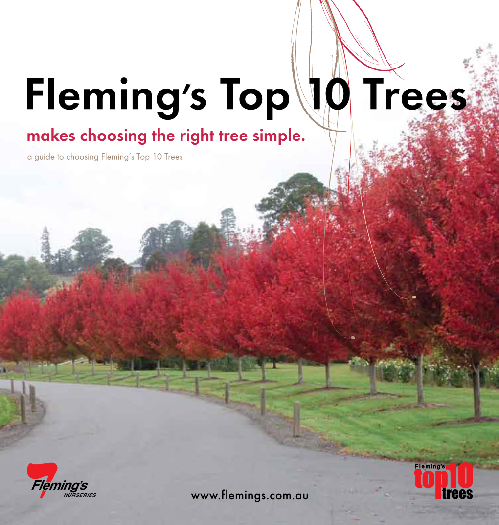 Flemings Top 10 Trees Brochure