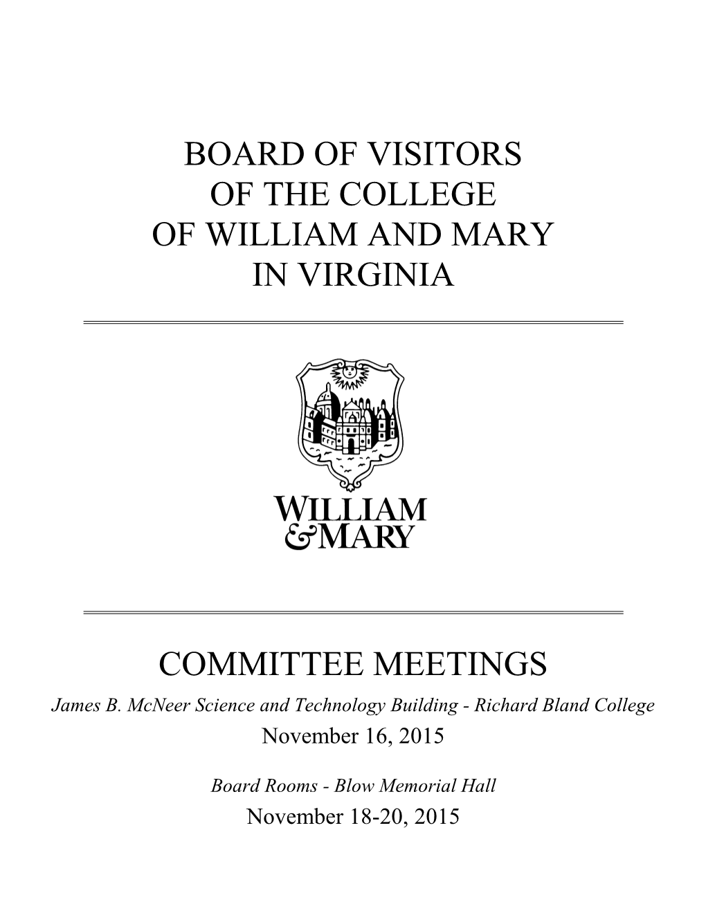 Board of Visitors of the College of William and Mary in Virginia