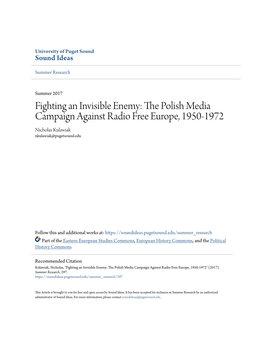 The Polish Media Campaign Against Radio Free Europe