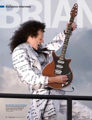 Brian May Plays “God Save the Queen” from the Roof of Buckingham Palace to Commemorate Queen Elizabeth II’S Golden Jubilee on June 3, 2002