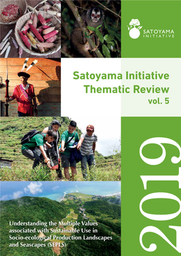 Satoyama Initiative Thematic Review Vol. 5