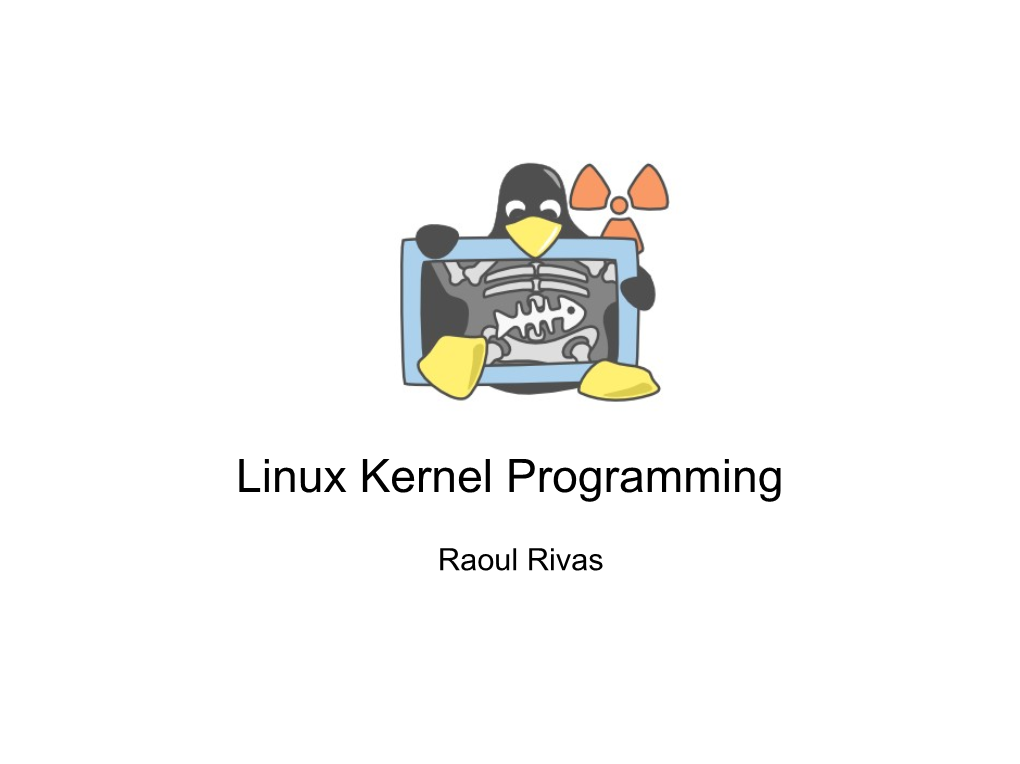 Linux Kernel Programming