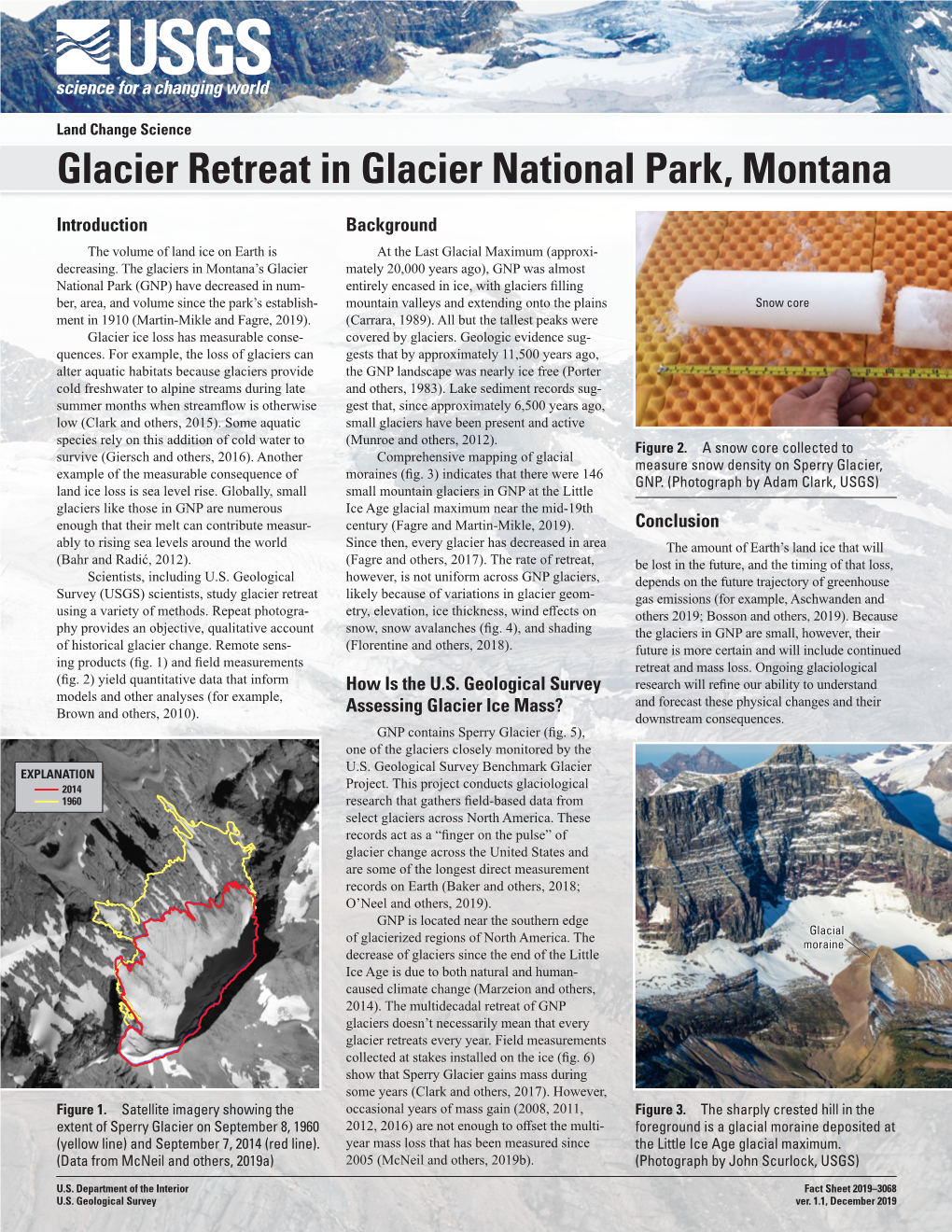 Glacier Retreat in Glacier National Park, Montana